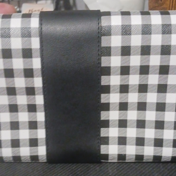 Nanette Lepore Black and White Checkered Women's Bag - Picture 6 of 8